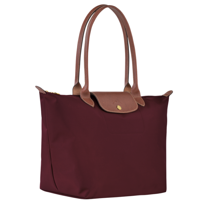 Longchamp Le Pliage Original L Tote Bag – Burgundy vip time amman jordan